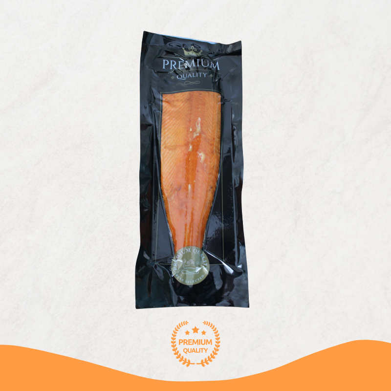Warm Gerookte Zalm +/- 1.000 gram