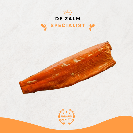 Warm Gerookte Zalm +/- 1.000 gram
